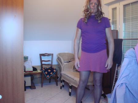en robe